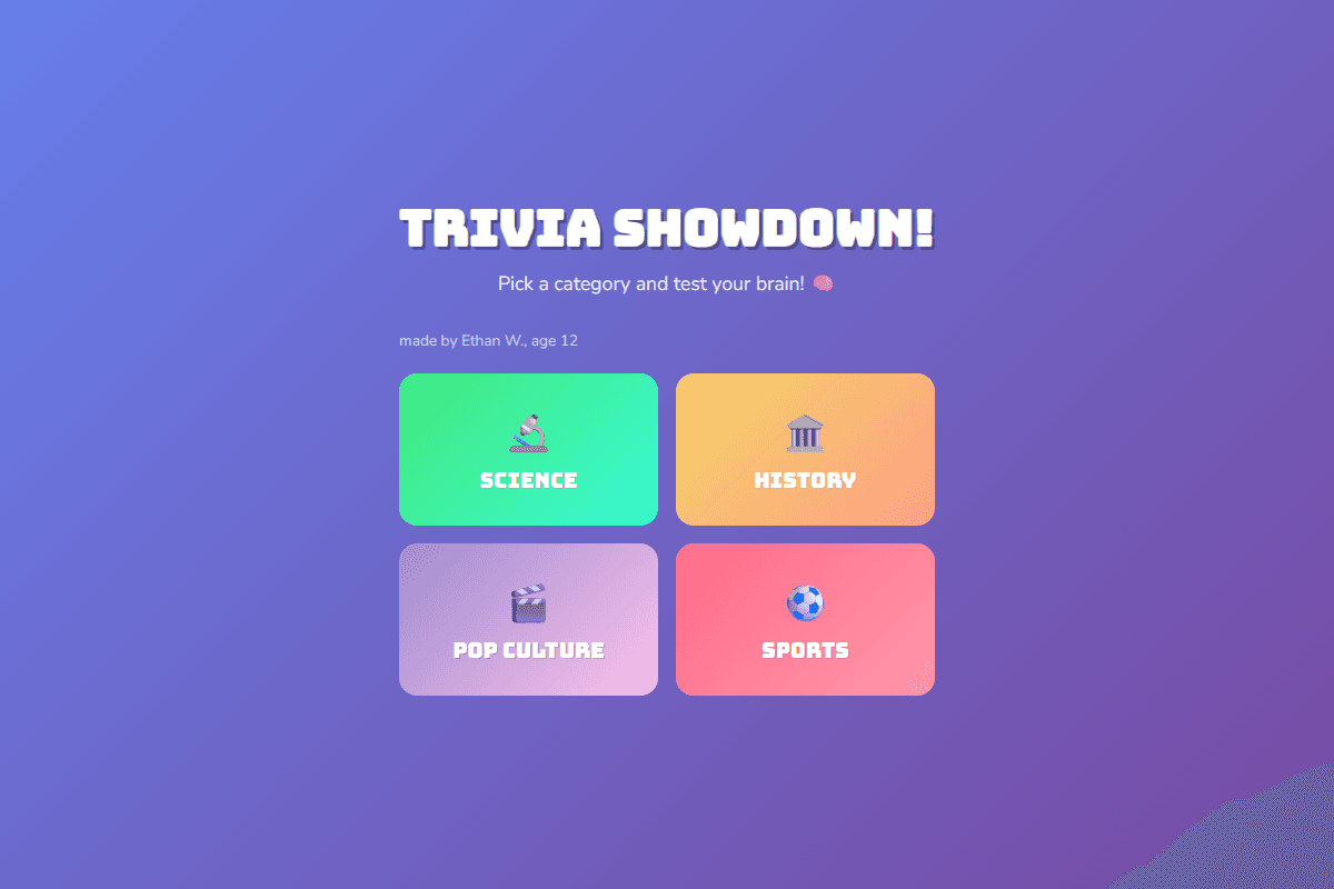Trivia Showdown screenshot